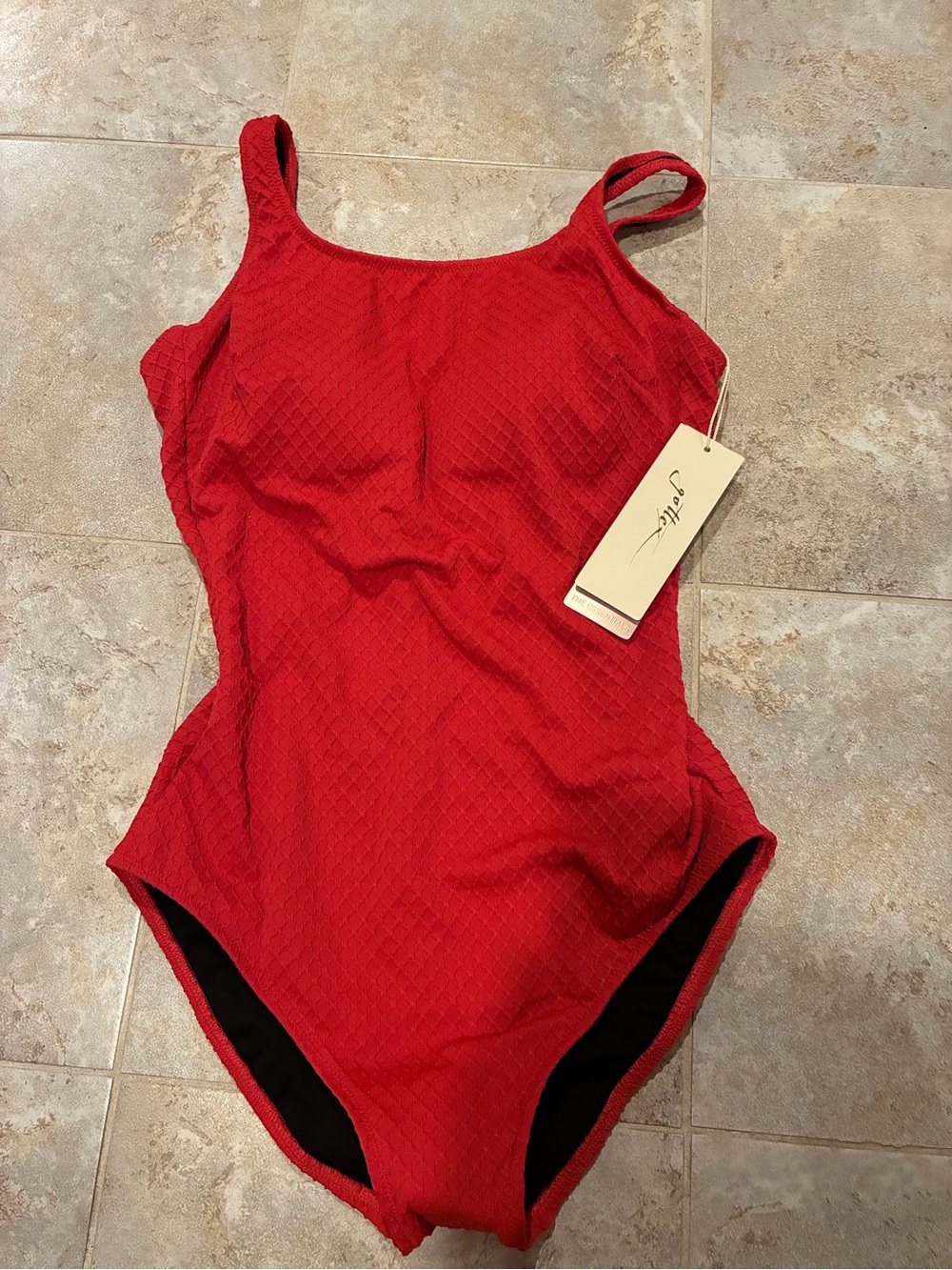 NWT Gottex ST. TROPEZ HIGH NECK MASTECTOMY TEXTURED ONE PIECE